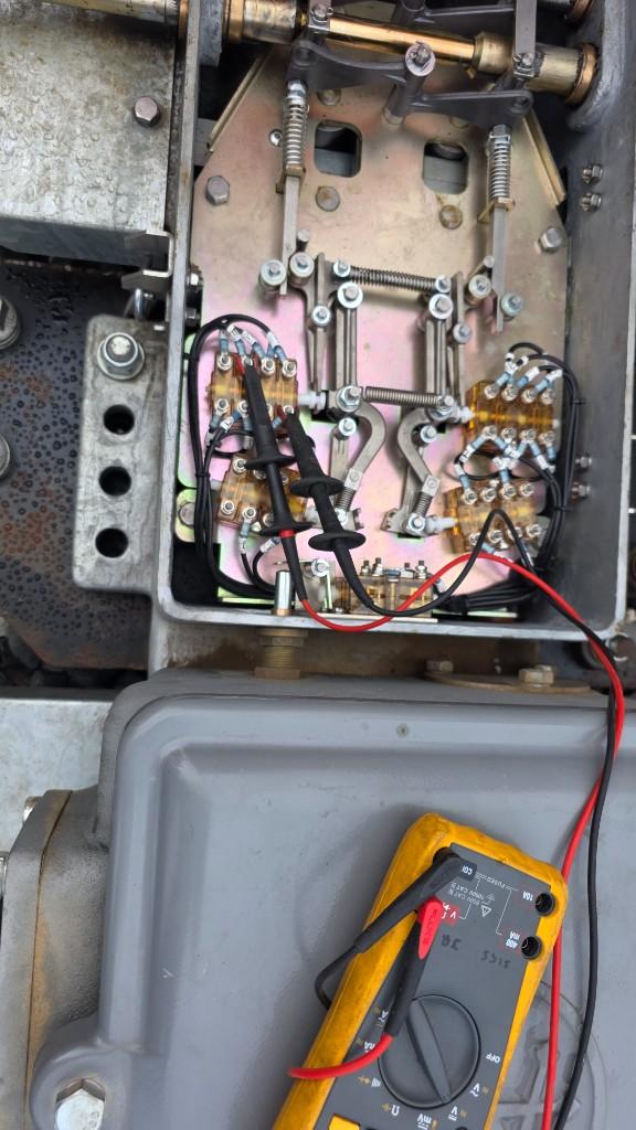 Point machine electrical testing